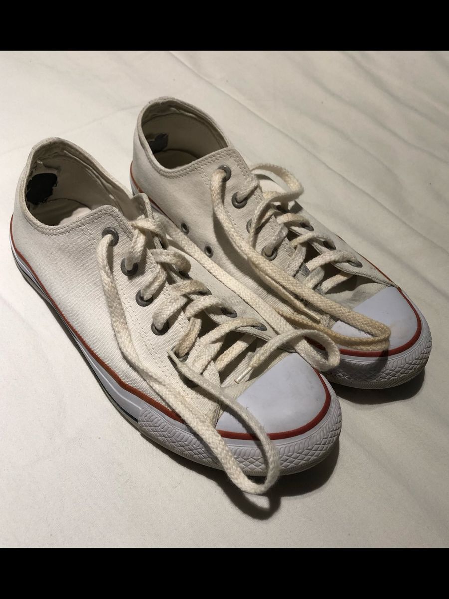 all star branco sujo
