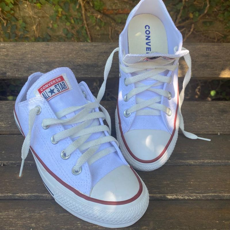 Tênis All Star Branco Tamanho 33 All Star Usado 111277254 enjoei