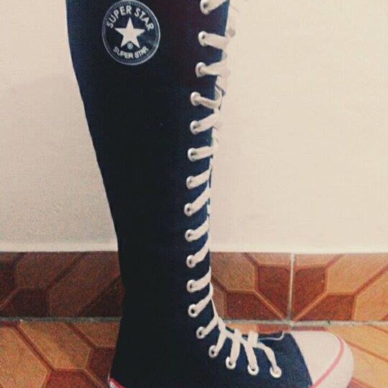 All star best sale cano alto usado