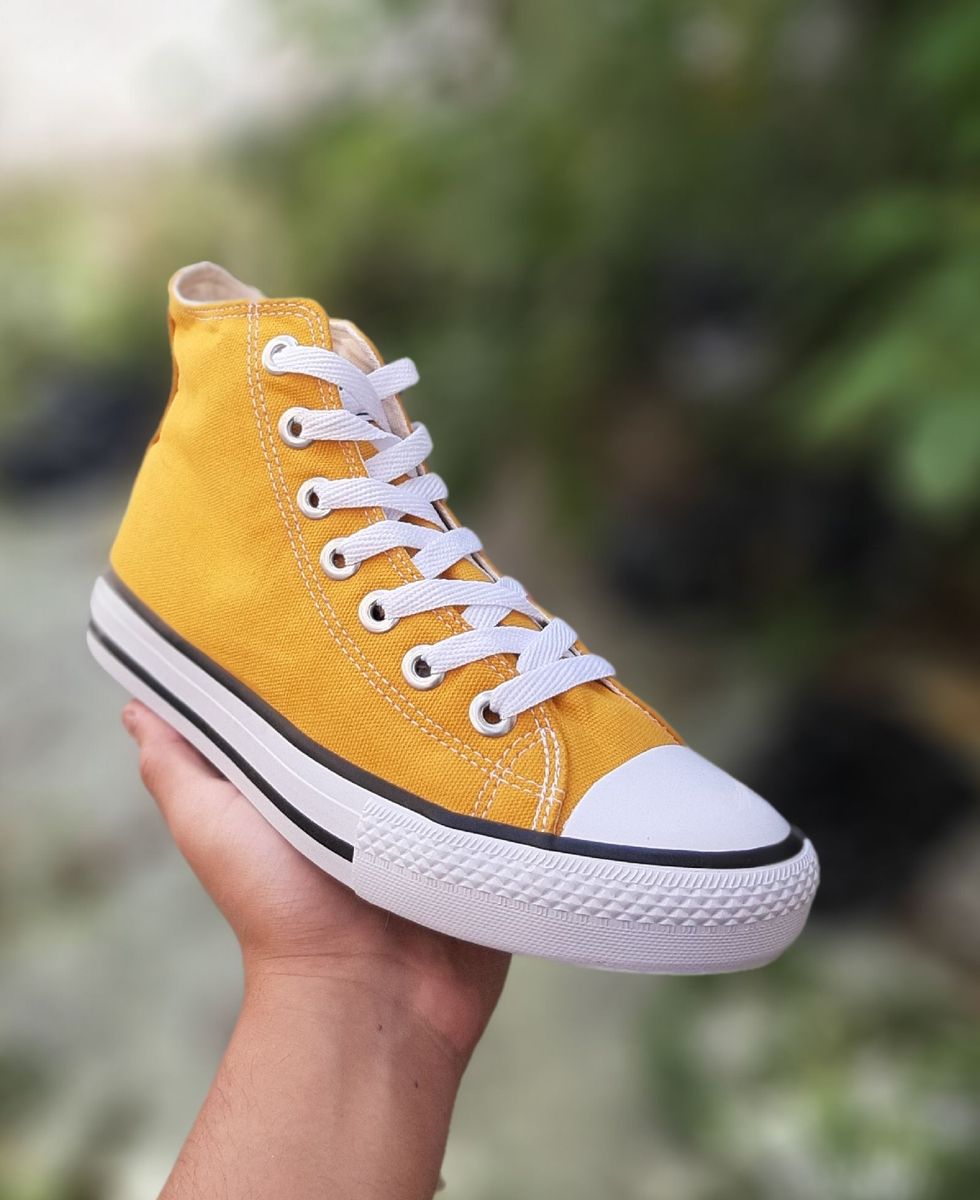 all star amarelo cano alto 37