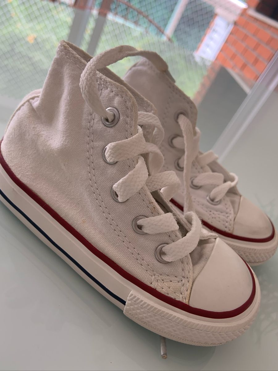 all star branco tamanho 22