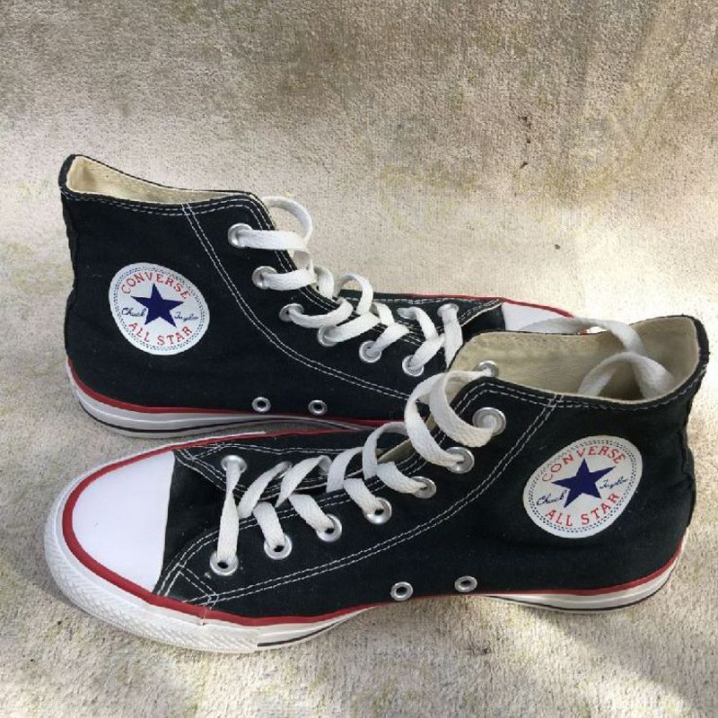 All star cano alto best sale preto original