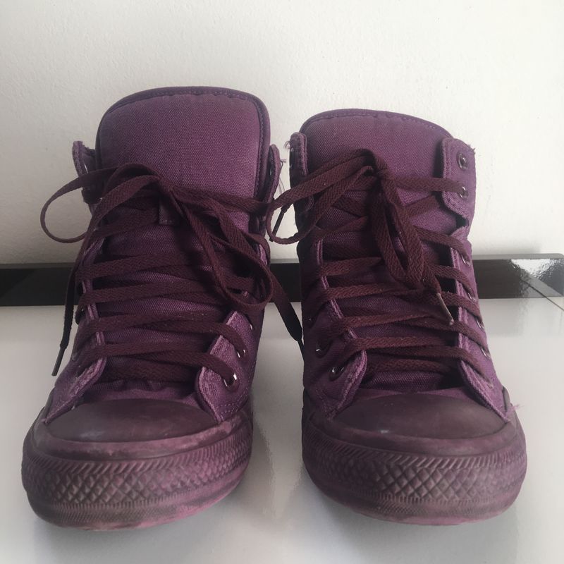Tênis All Star Cano Alto Roxo Tênis Feminino All Star Usado