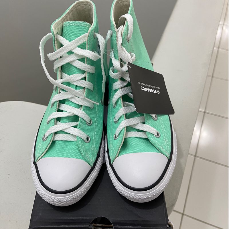 All star cano alto verde agua hotsell