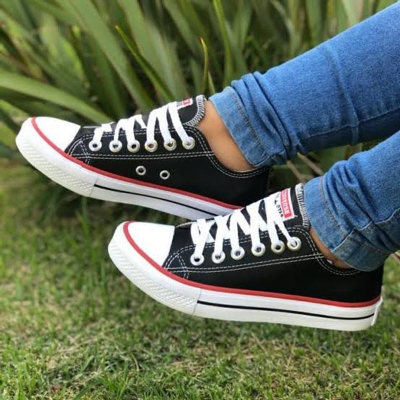 All Star Preto - Cano Alto | Tênis Feminino All Star Nunca Usado 42689769 |  enjoei