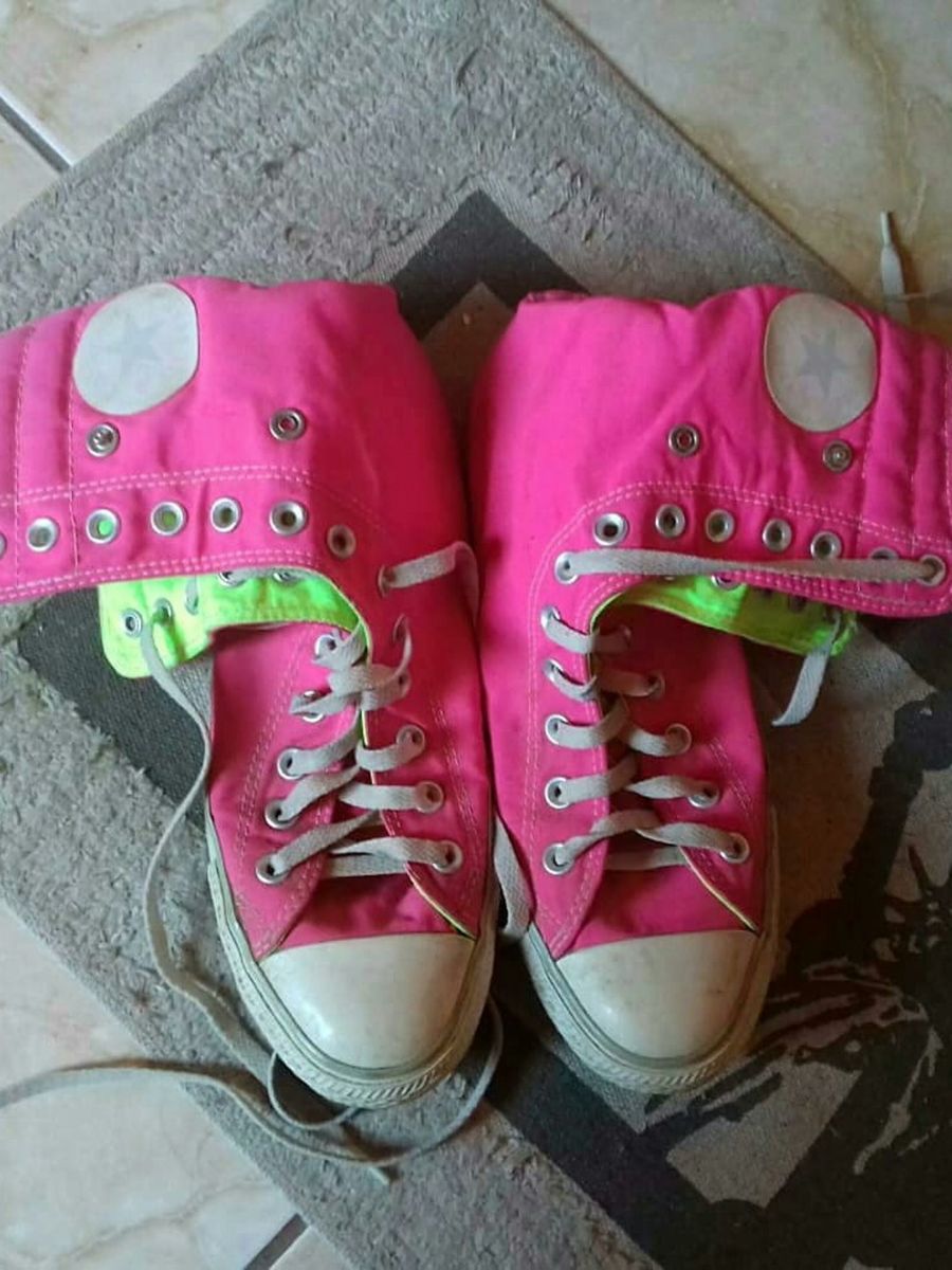 tenis bota all star cano longo