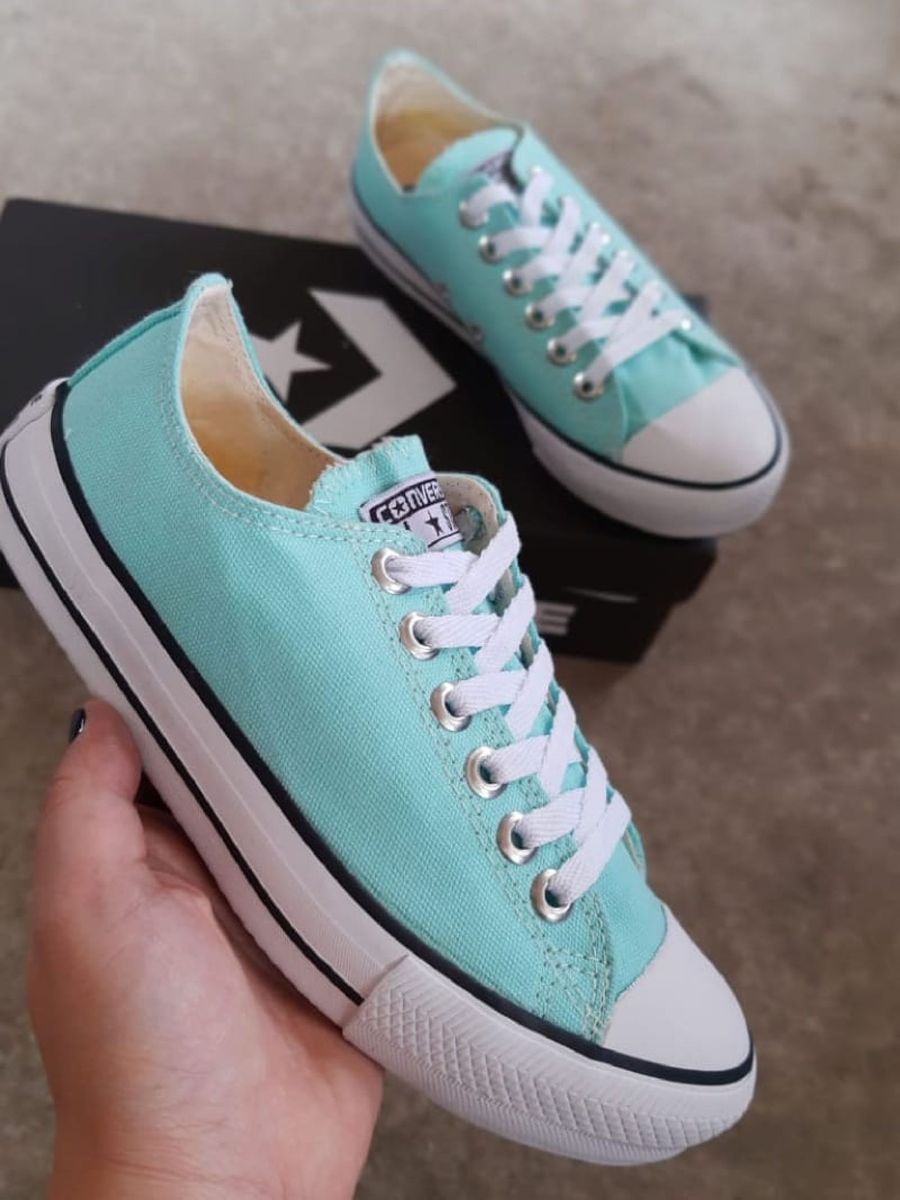 tenis all star verde claro