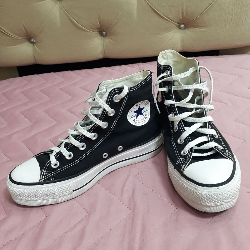 Tenis All Star Chuck Taylor Lift Original Bota Feminina Converse Usado 80472346 enjoei