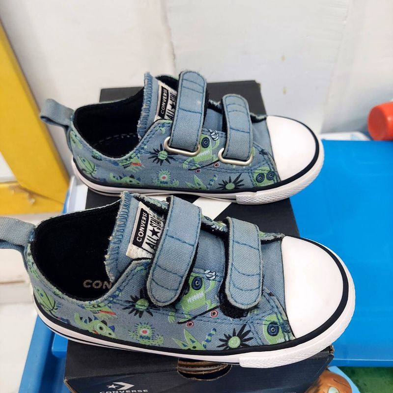 Tênis infantil monstrinho hot sale all star converse