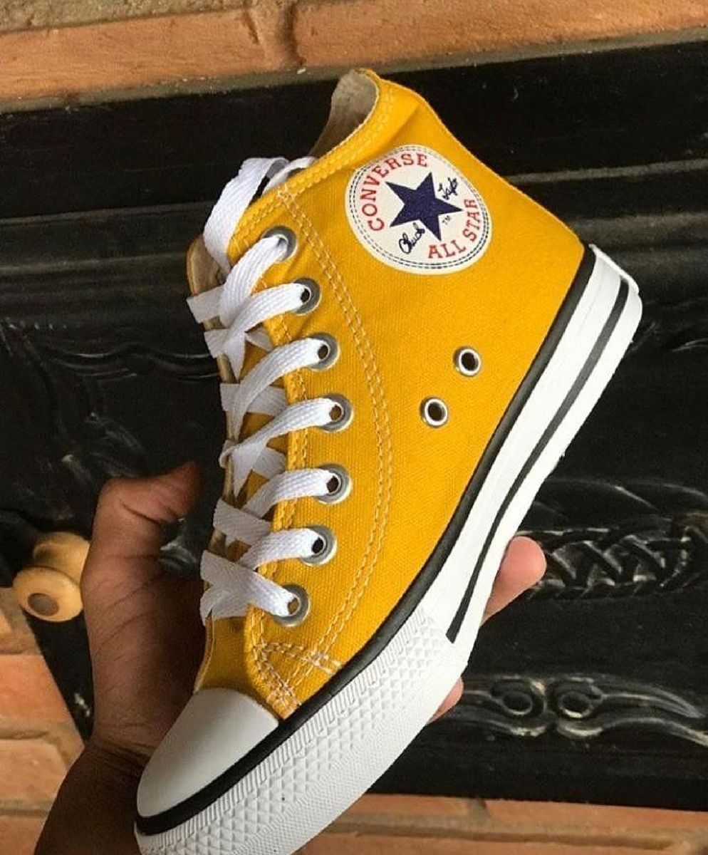 converse amarelo mostarda