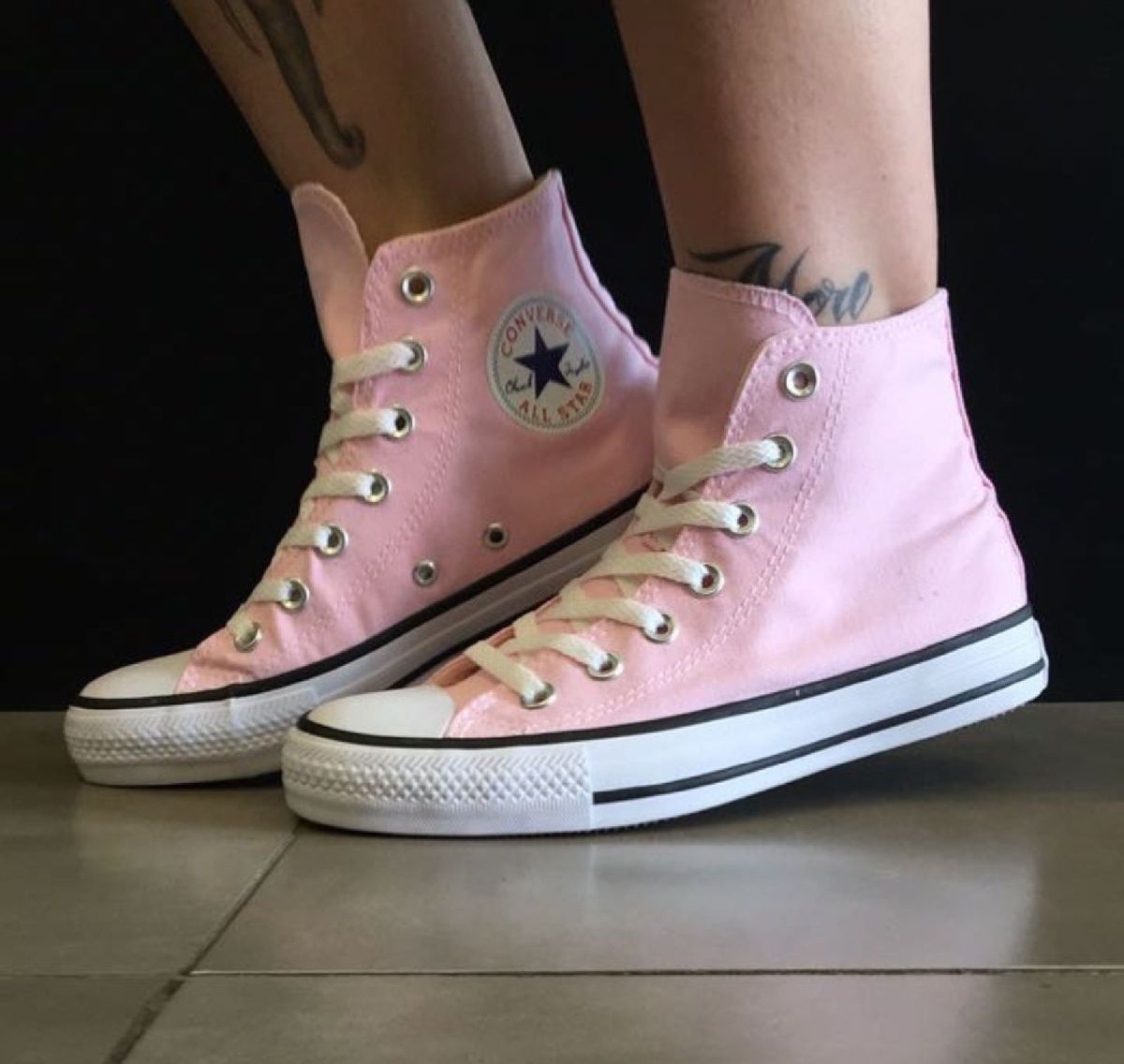 all star rosa bebe cano alto