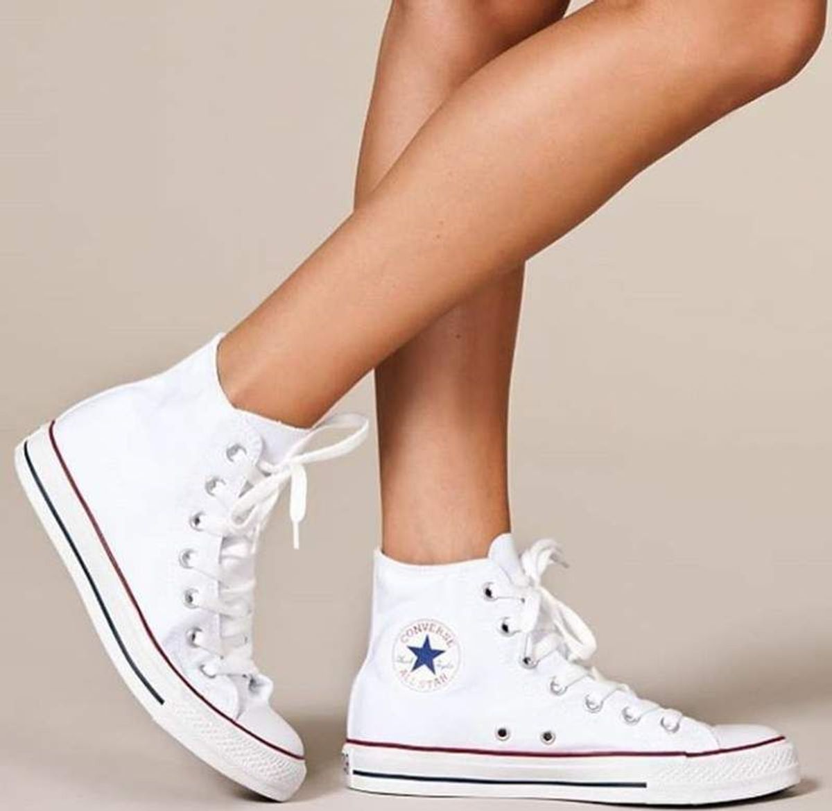 all star converse cano alto branco
