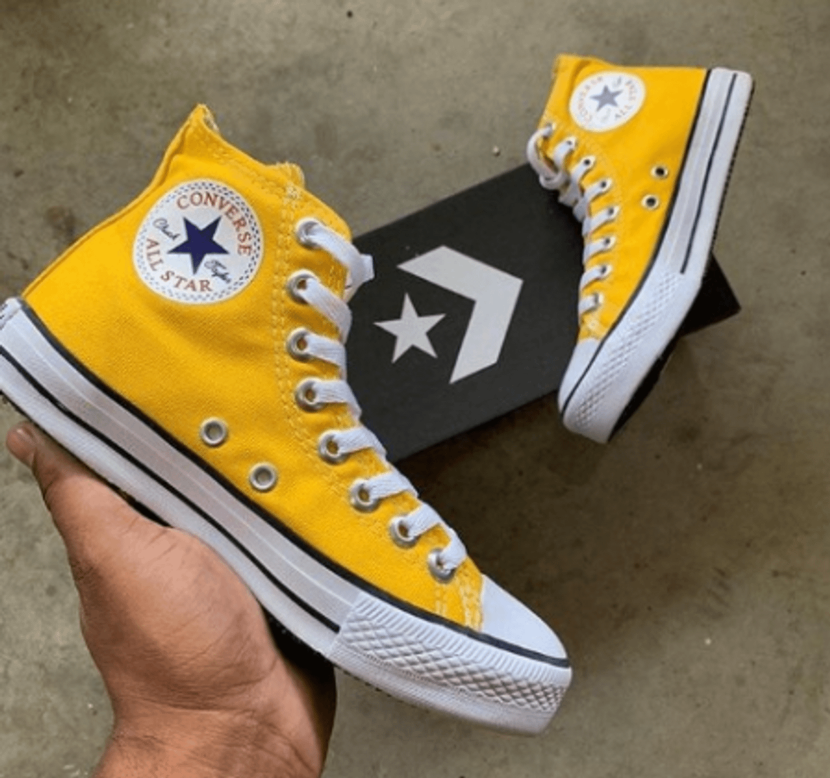 All star hot sale amarelo 34