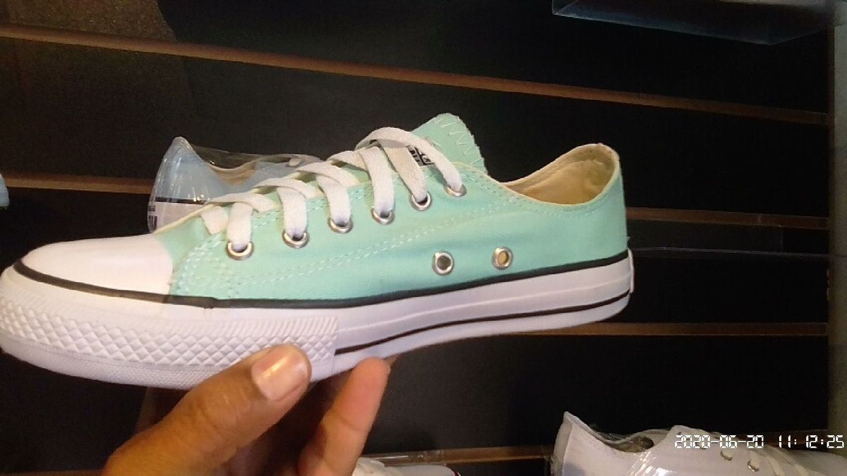 tenis all star verde claro