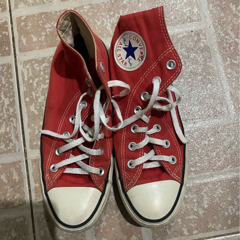 All star hot sale vermelho 37