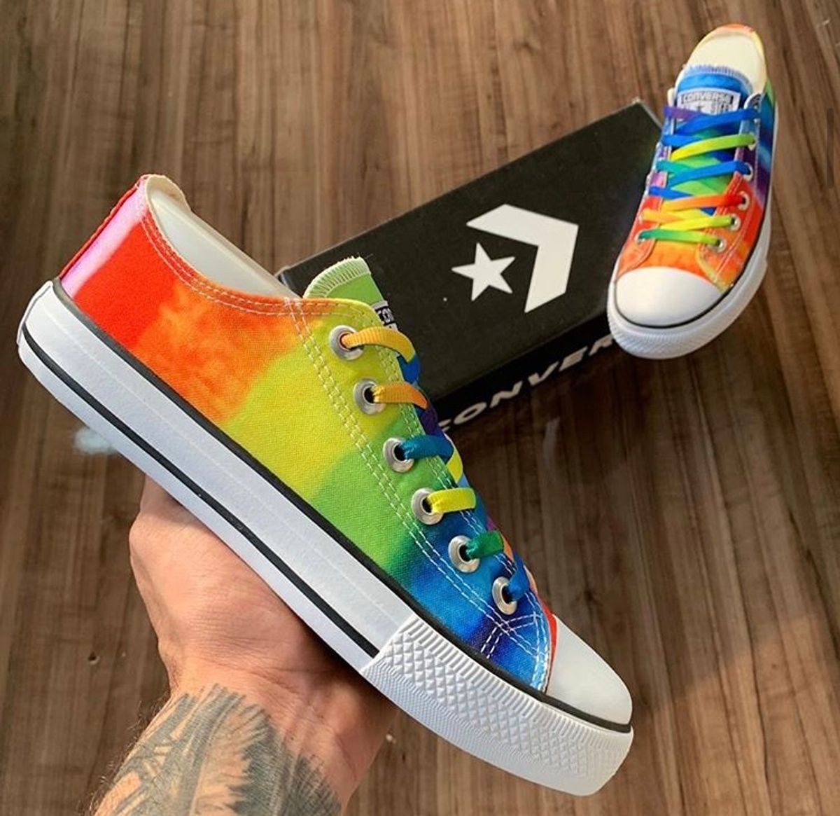 all star converse colorido