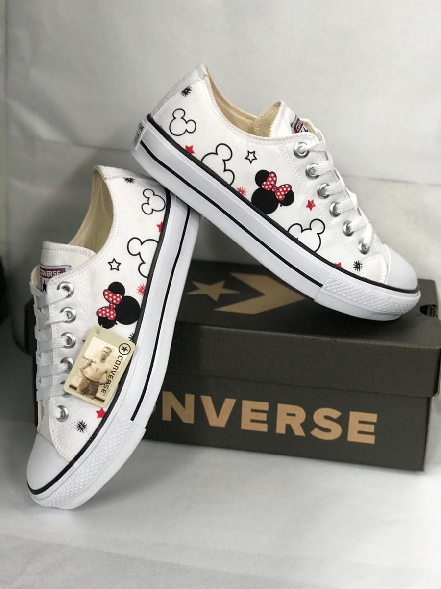 all star branco tamanho 34