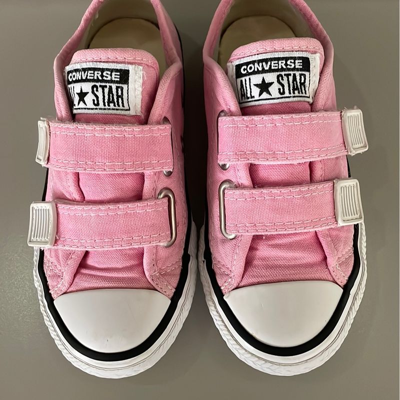 T nis All Star Converse Rosa 26 Cal ado Infantil para Meninas Converse Usado 91467098 enjoei