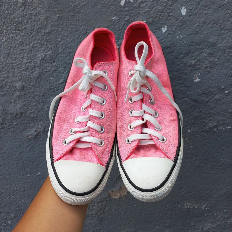 Converse 2024 rosa fluorescente