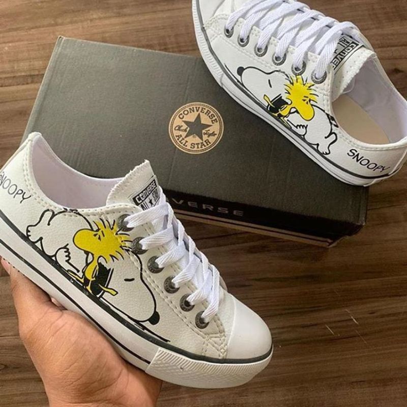 Tenis cheap converse snoopy