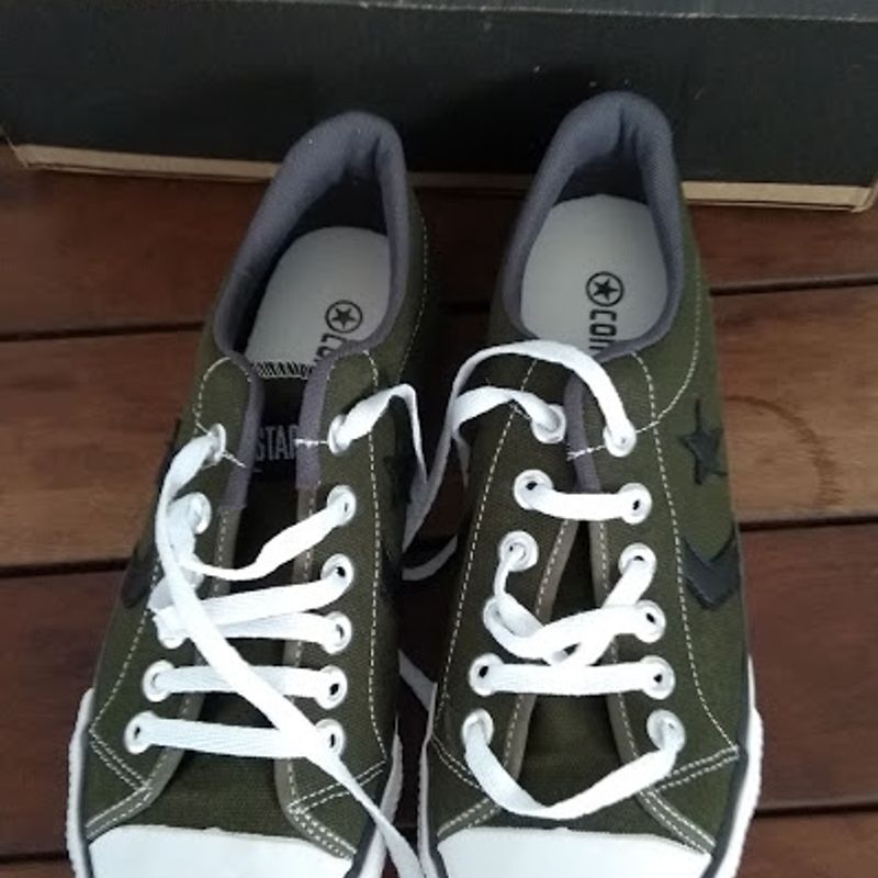 Converse verde hotsell militar usada