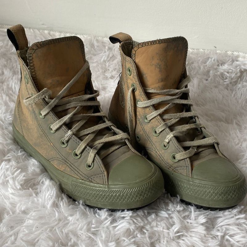 T nis All Star Converse Verde Musgo Militar T nis Feminino All