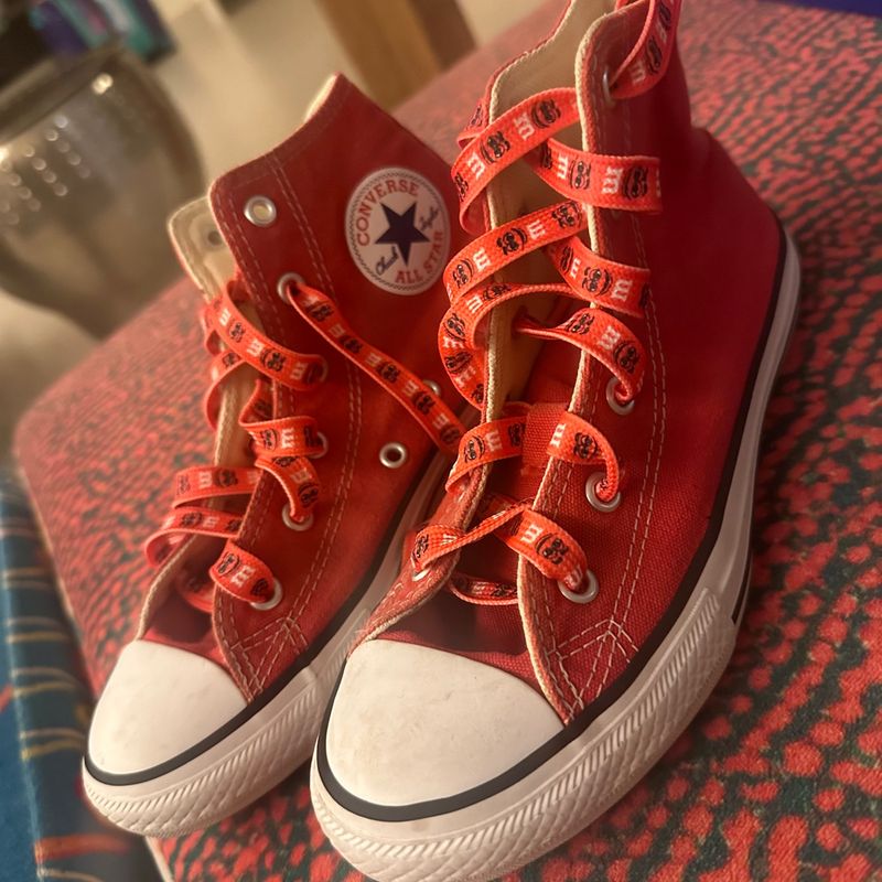 Tênis Infantil All Star Converse Cano Alto Vermelho Tênis All Star