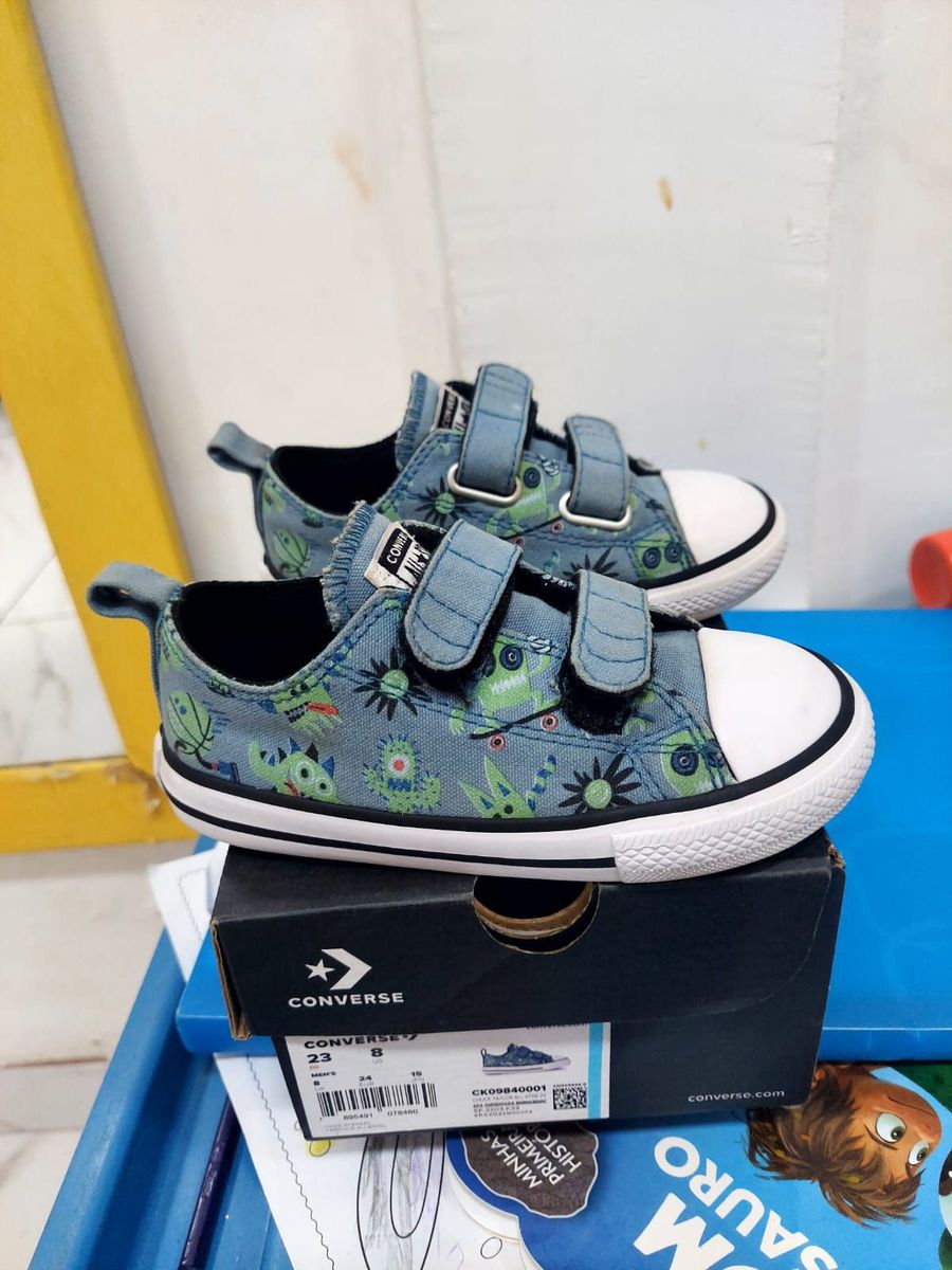 Tênis infantil monstrinho all star sale converse