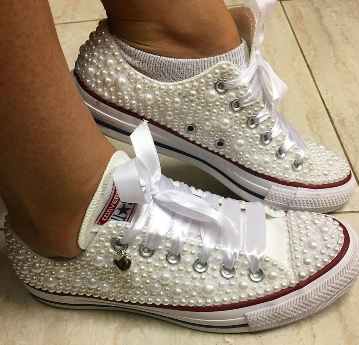 All star best sale customizado perola