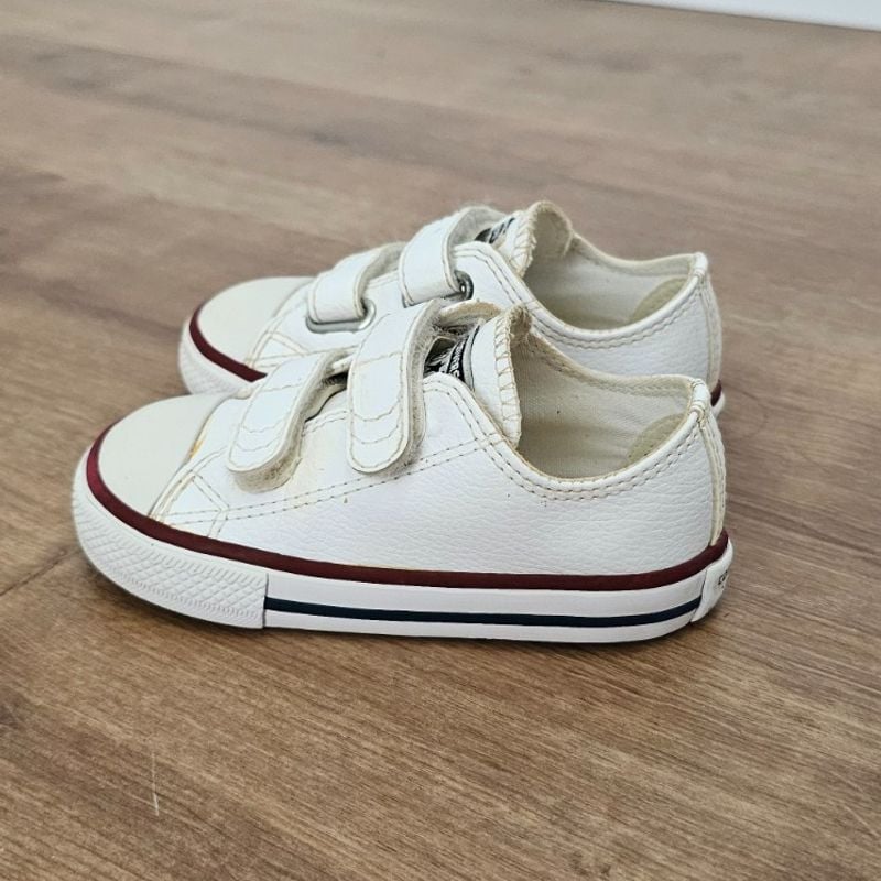 Tênis All All Star Branco De Velcro Tenis De Velcro Infantil