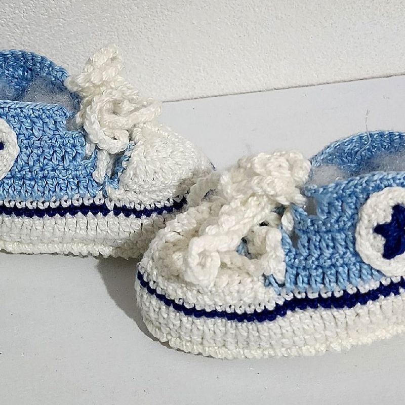 Tênis All Star de Crochê Sapatinho All Star Nunca Usado