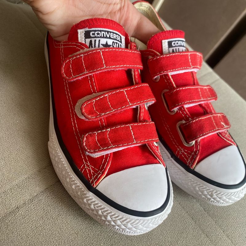 All star store vermelho com velcro