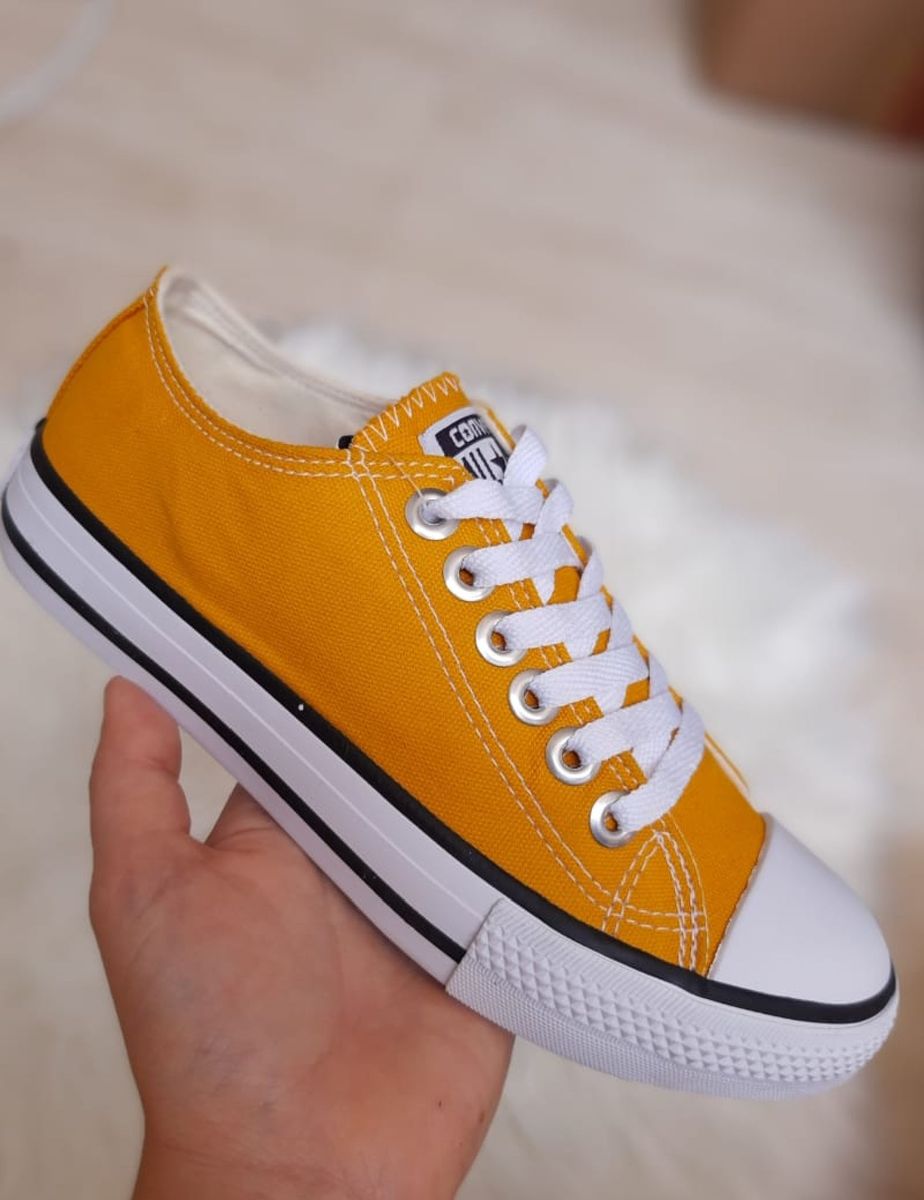 all star mostarda cano baixo