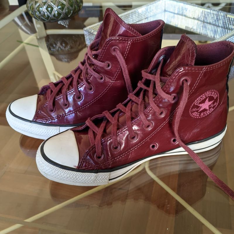 All star verniz hot sale vermelho