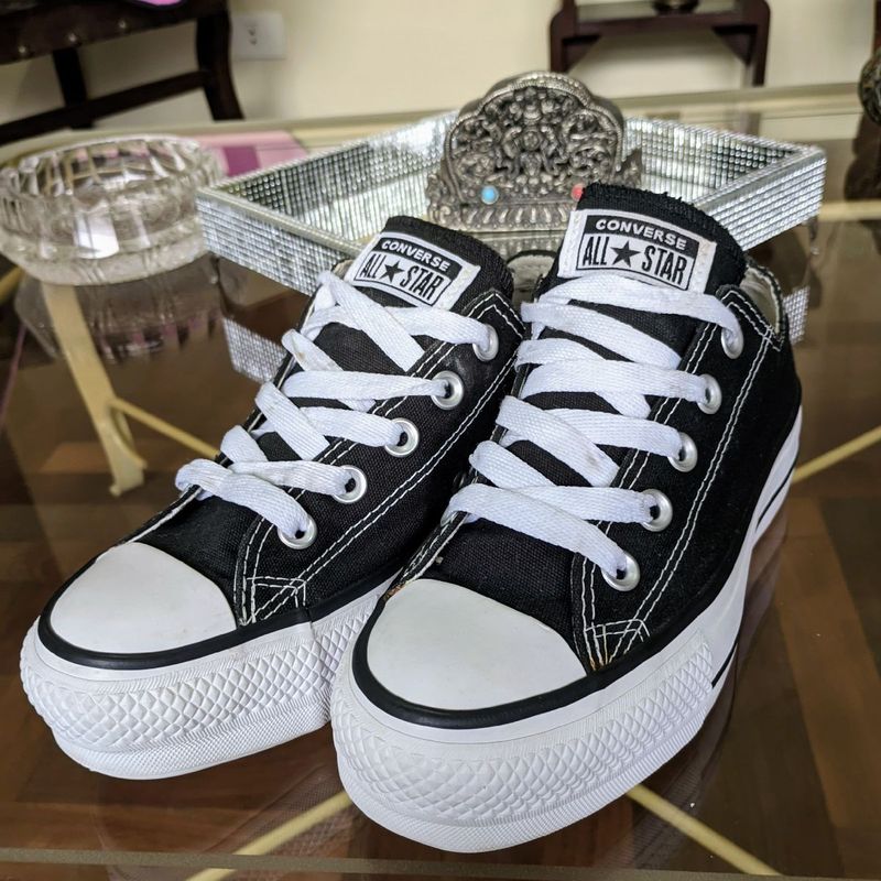 Tênis All Star Preto PLATAFORMA