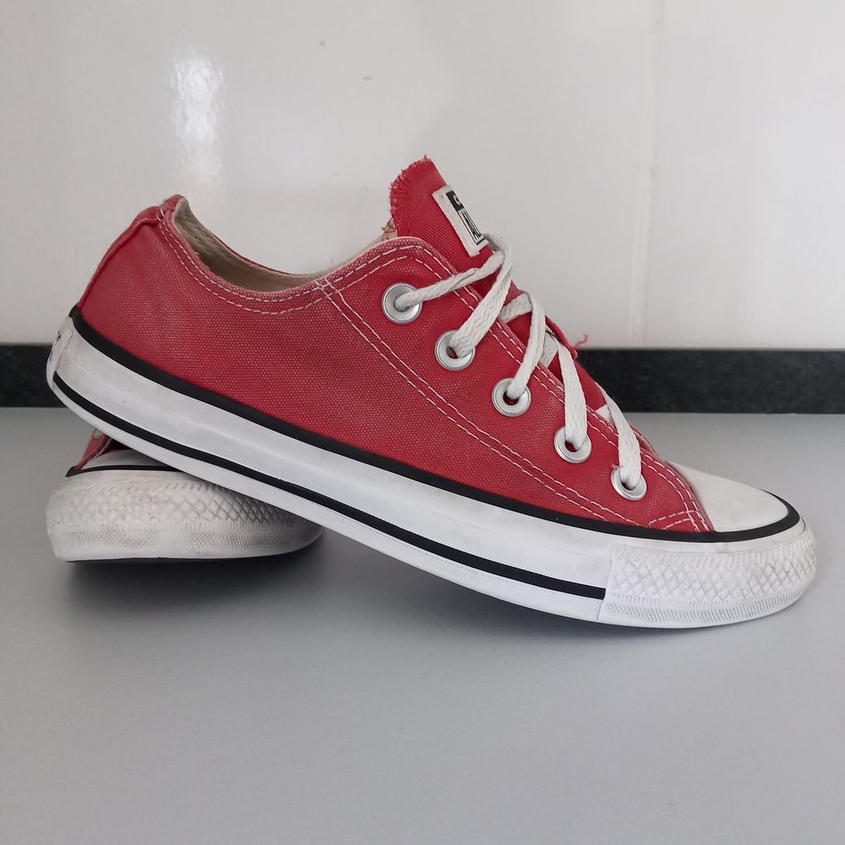 Tênis All Star Original Vermelho | Tênis Feminino All Star Usado ...