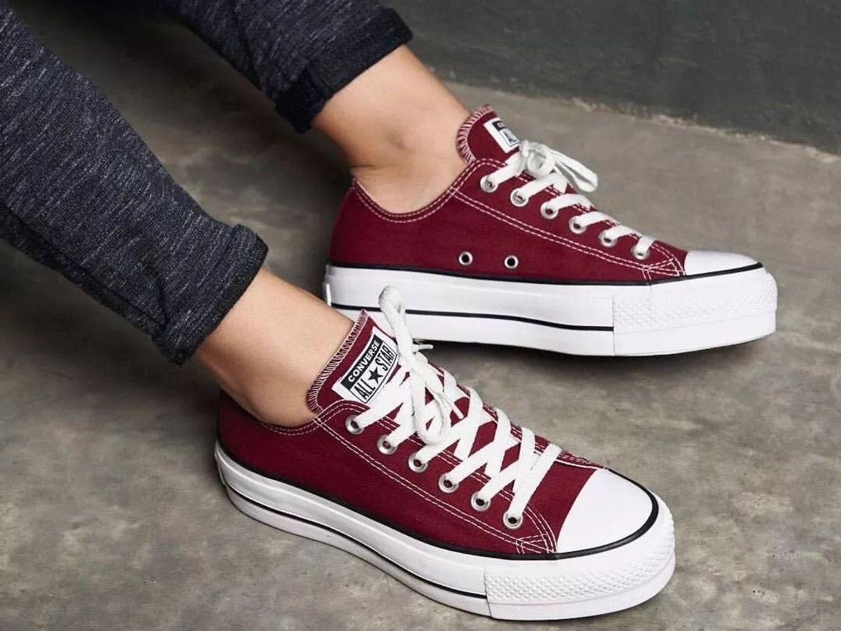 tenis all star feminino bordo