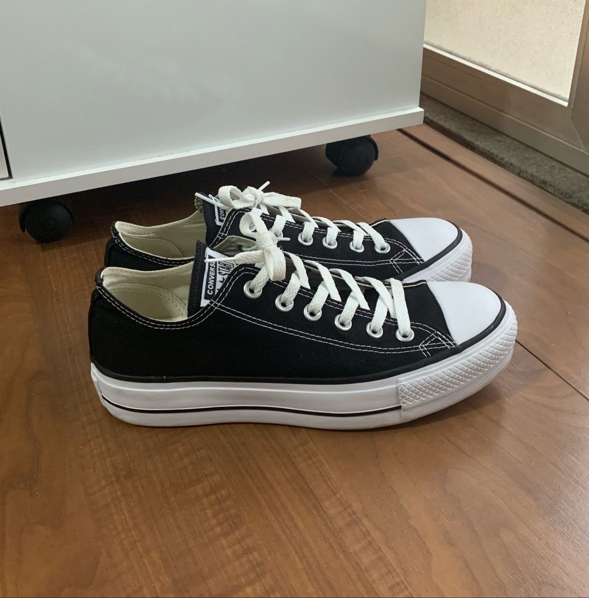 all star caramelo plataforma