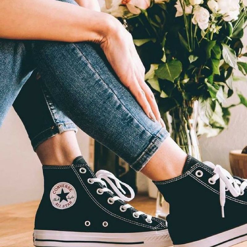 All Star Preto, Tênis Feminino All Star Nunca Usado 86117459