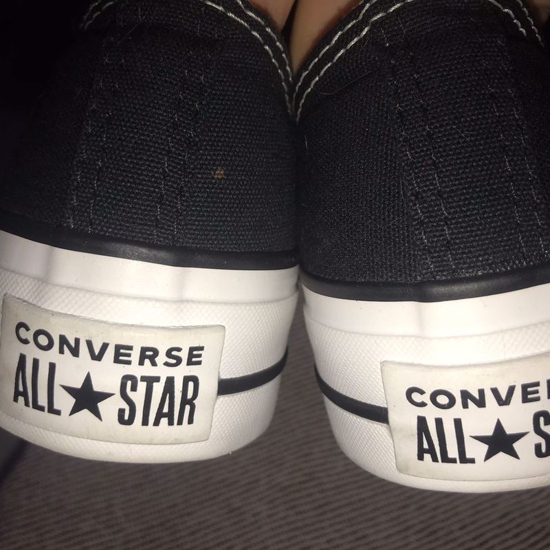 Tênis Converse All Star Chuck Taylor - Preto (Plataforma), Tênis Feminino All  Star Usado 88990152