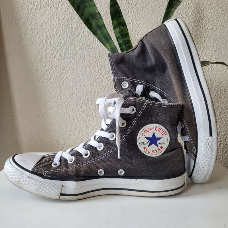 Tênis All Star Preto Surrado Tênis Masculino All Star Usado 106388365  enjoei