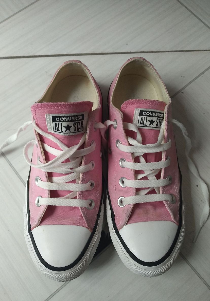 Tênis All Star Rosa | Tênis Feminino All Star Usado 136119474 | enjoei