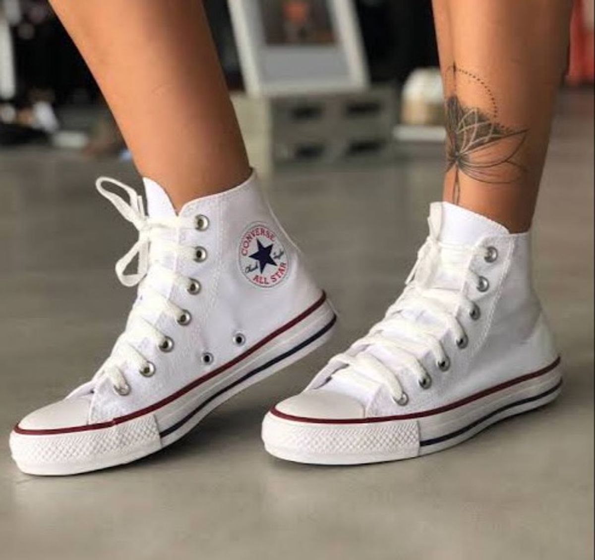 comprar all star branco cano alto