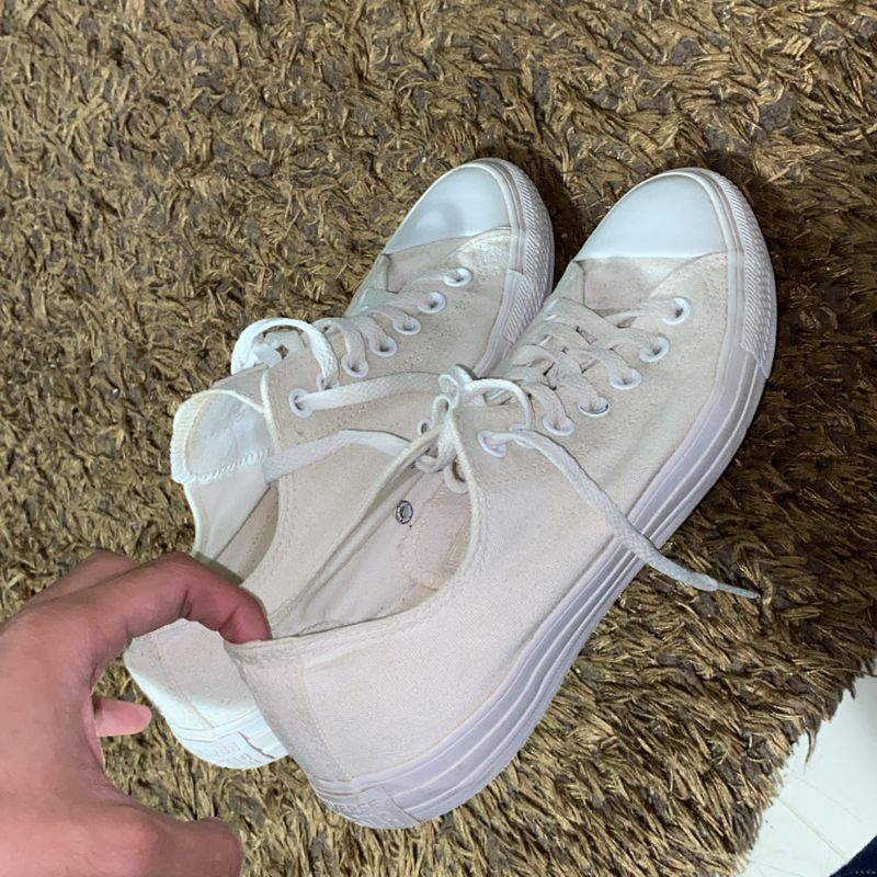 Converse best sale todo branco