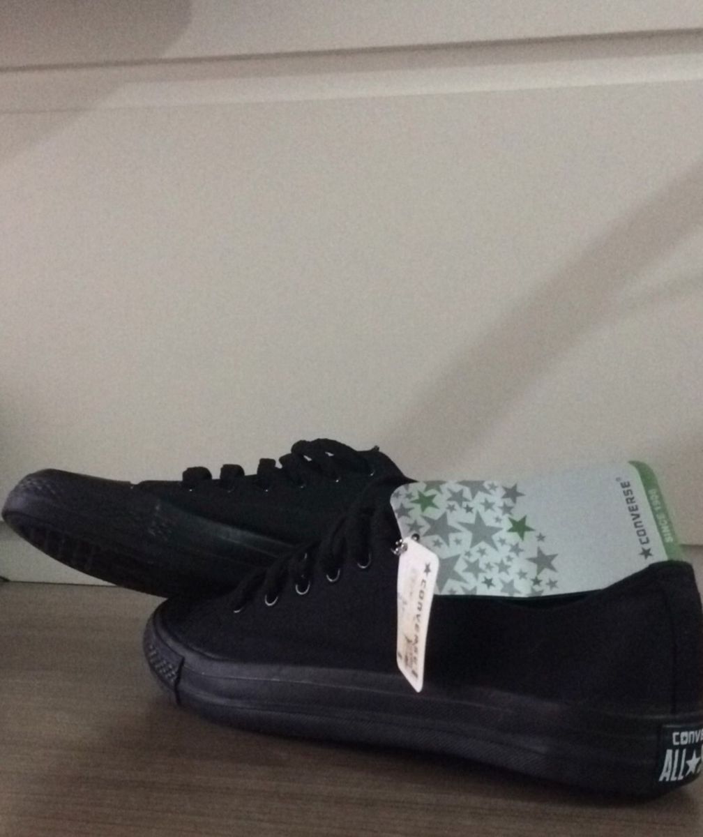 tênis all star todo preto