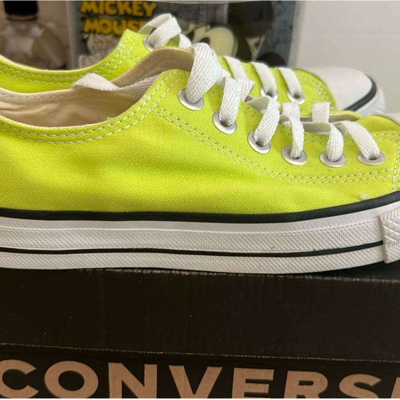 All star best sale amarelo neon