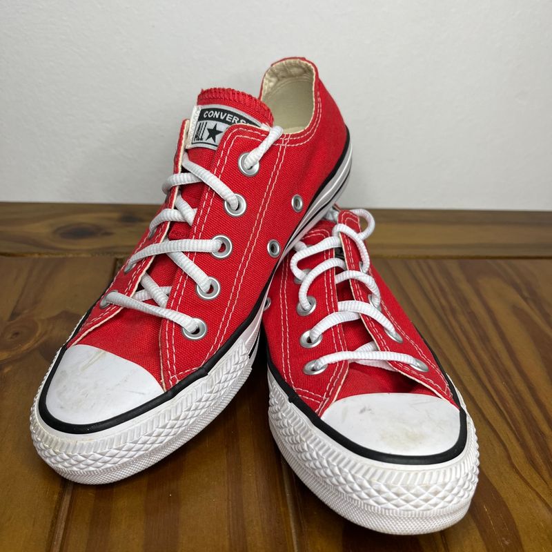 All star vermelho store 33