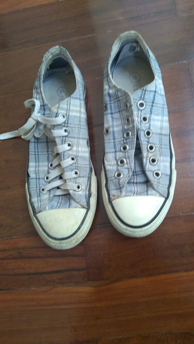 Tênis All Star Xadrez Azul Tênis Feminino All Star Usado 58883324 enjoei