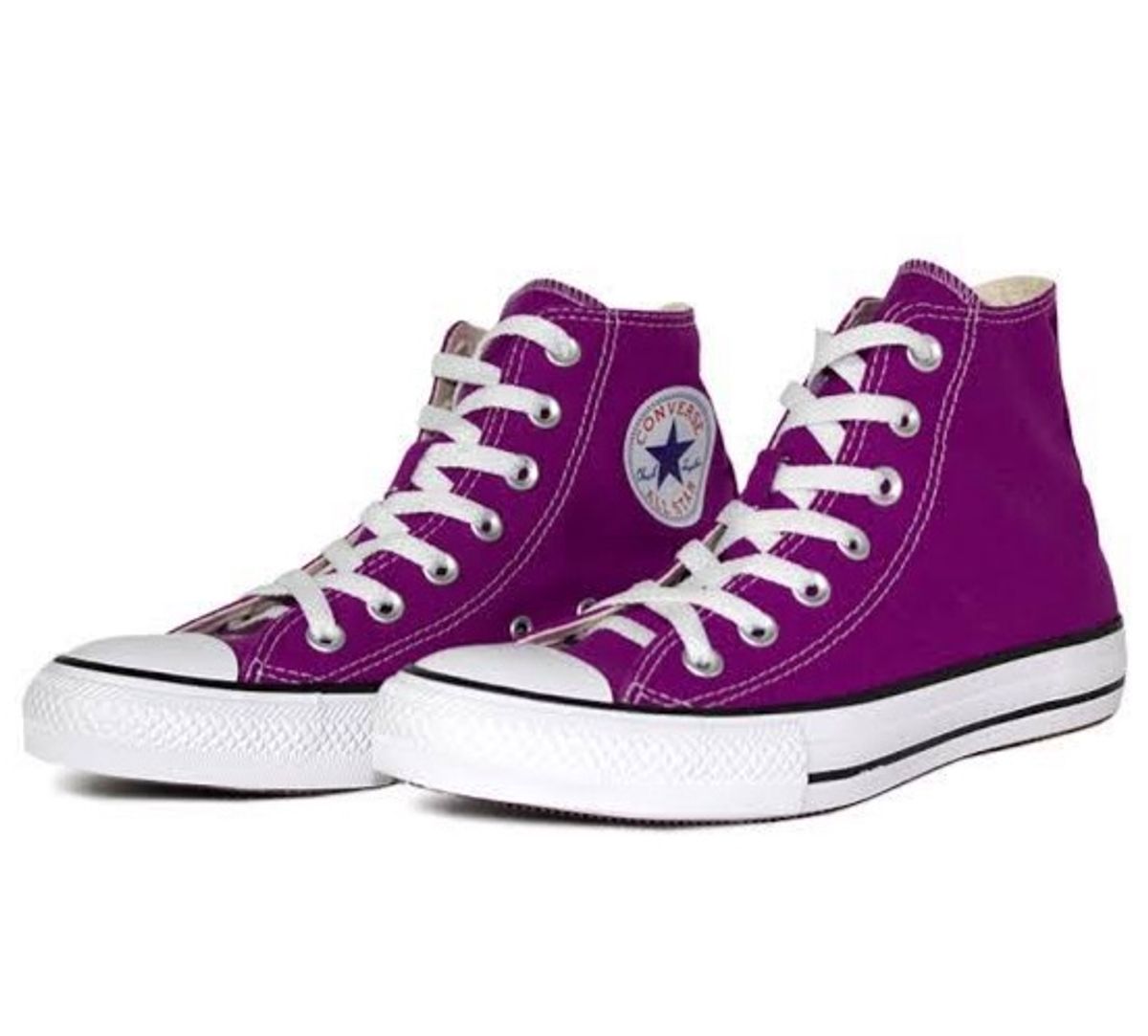 all star cano medio roxo