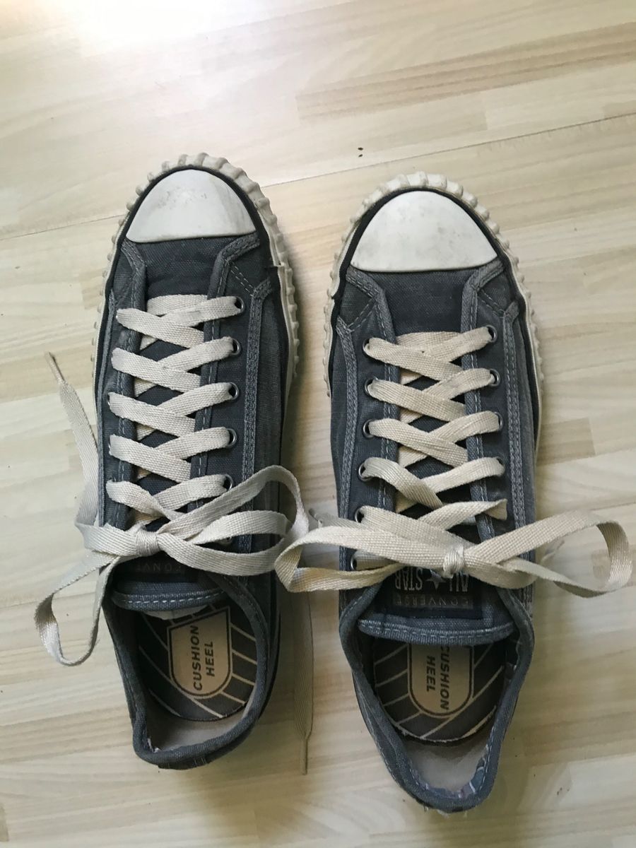 all star cinza chumbo